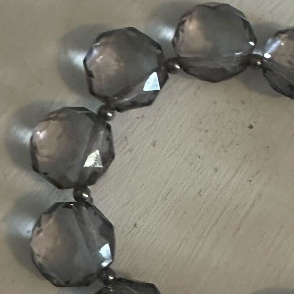 Large Crystal Beaded Stretchy‎ Bracelet - Picture 7 of 13